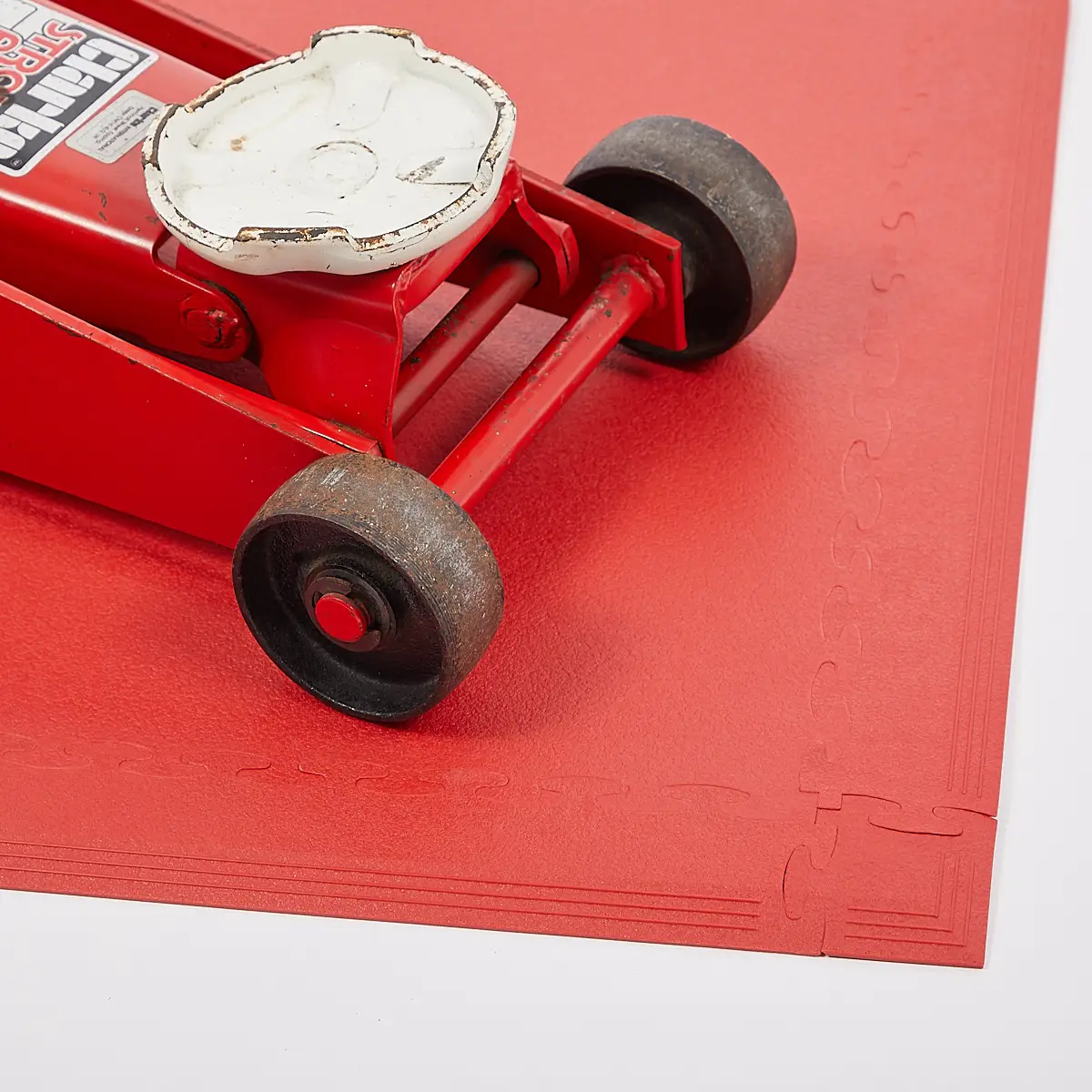 DuraTile⢠Solid PVC Floor Tile 50cm (Red)