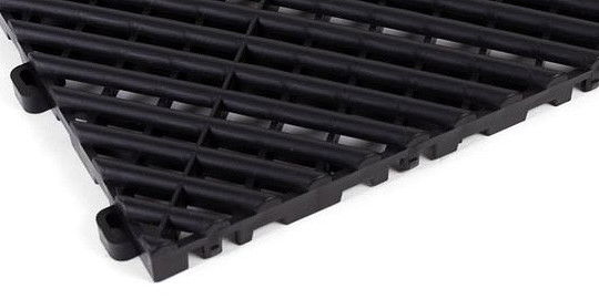 VentLock™ XL 40cm Performance Garage Floor Tiles (Black) | Duramat UK