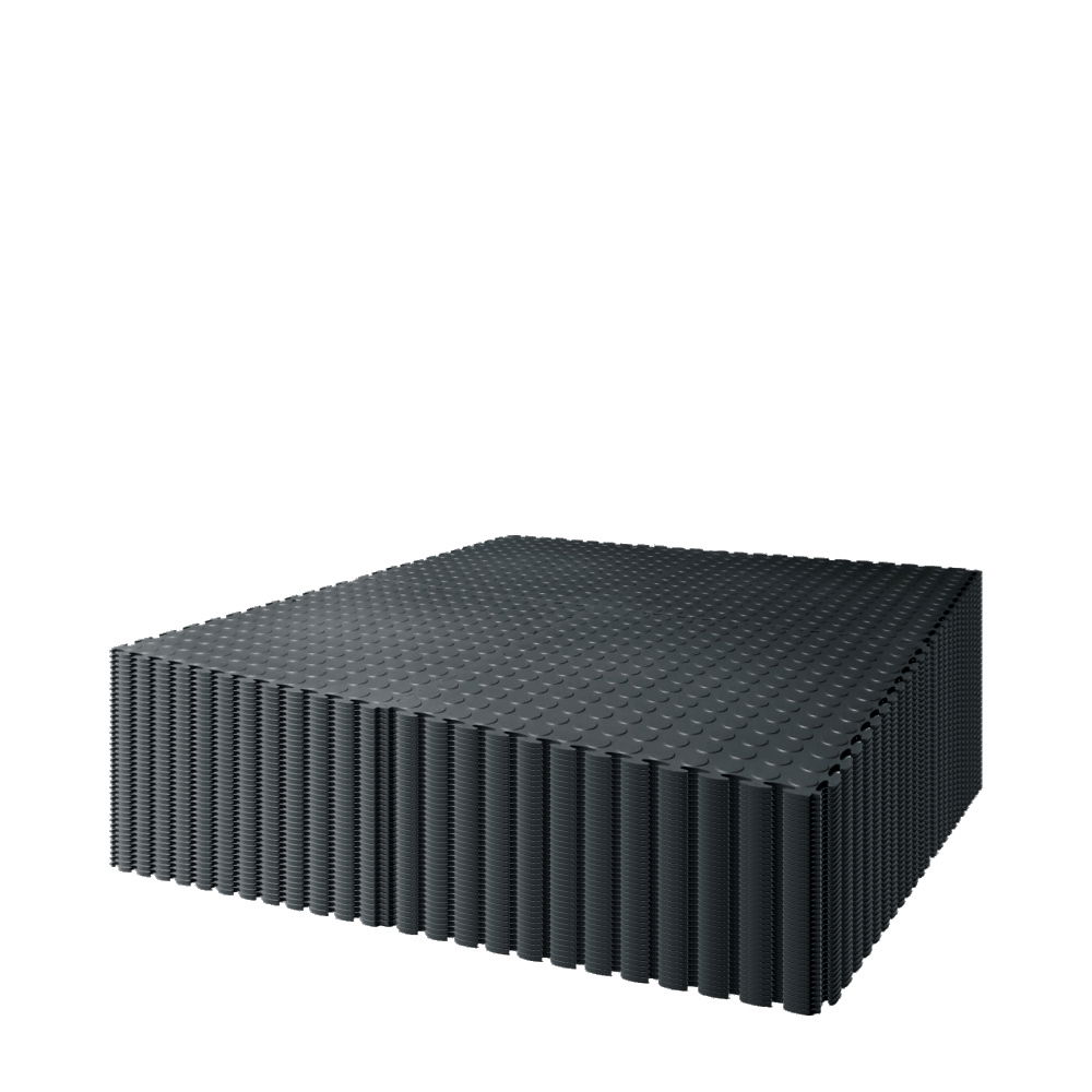 DuraStud™ Garage Floor Tiles PVC 50cm (Black) | Duramat UK