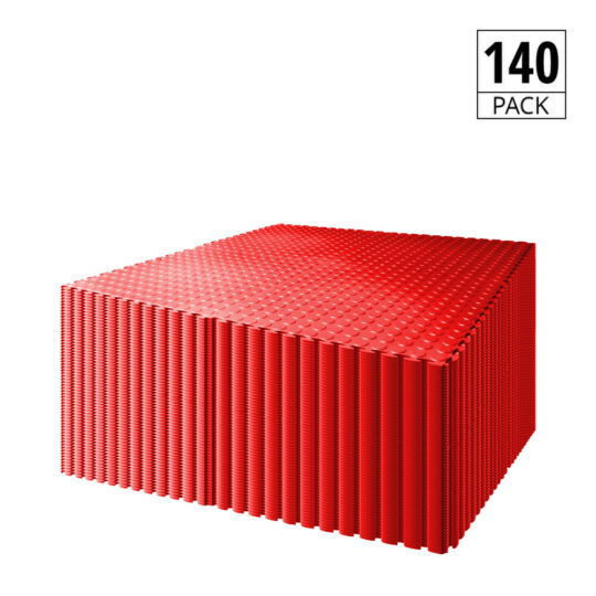 DuraStud™ Garage Floor Tiles PVC 50cm (Red)