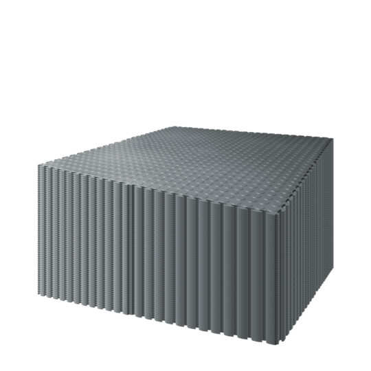 DURASTUD Garage Floor Tiles PVC 50cm (Dark Grey)