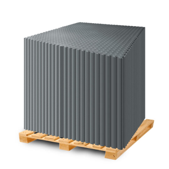 DuraStud™ Garage Floor Tiles PVC 50cm (Dark Grey) | Duramat UK