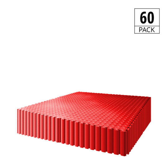 DuraStud™ Garage Floor Tiles PVC 50cm (Red)