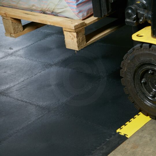 DuraTile™ PVC Garage Floor Tiles 50cm Black | Duramat UK
