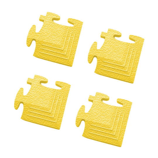 PVC Floor Tile Corner Set (Black) | Duramat UK