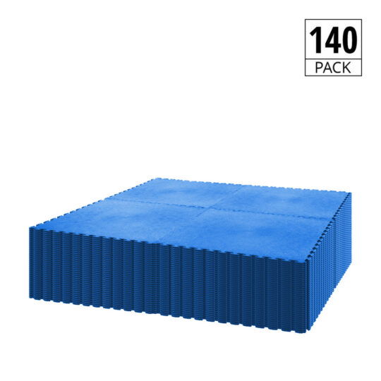 DuraTile™ PVC Garage Floor Tiles 50cm Blue | Duramat UK