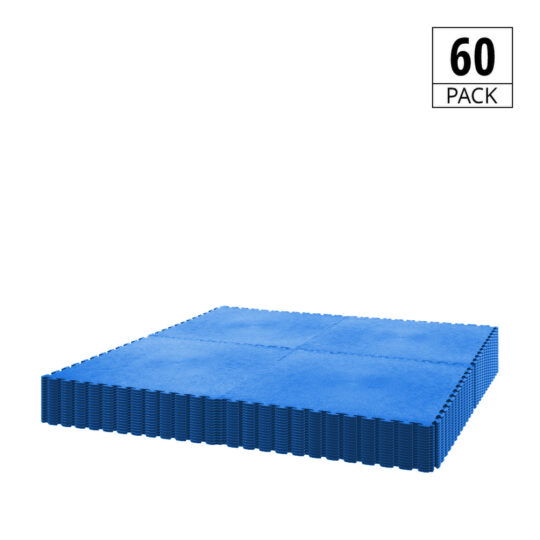 DuraTile™ PVC Garage Floor Tiles 50cm Blue | Duramat UK