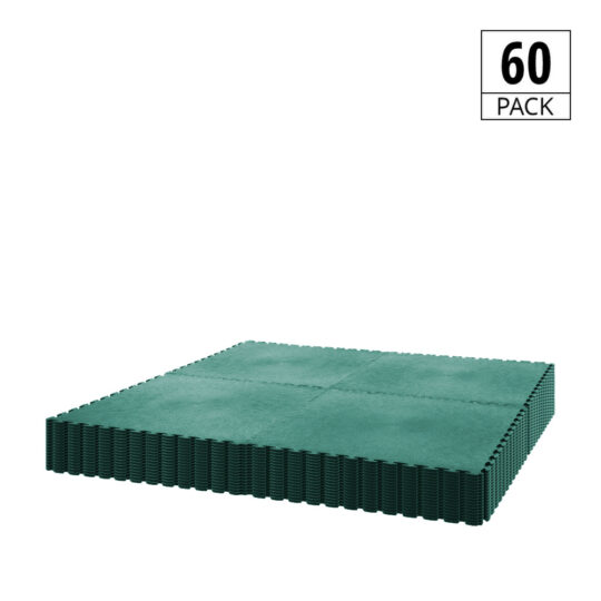 DuraTile™ PVC Garage Floor Tiles 50cm Racing Green | Duramat UK