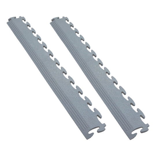 Garage Floor Tile Side Ramp for Dura Range (Dark Grey)