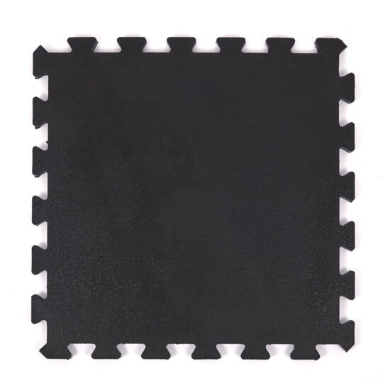 GymGuard™ 50cm Solid Rubber Gym Flooring 17mm (Black)
