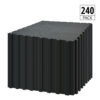 240 black garage flooring pack