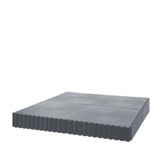 DuraTile™ PVC Garage Floor Tiles 50cm Grey | Duramat UK