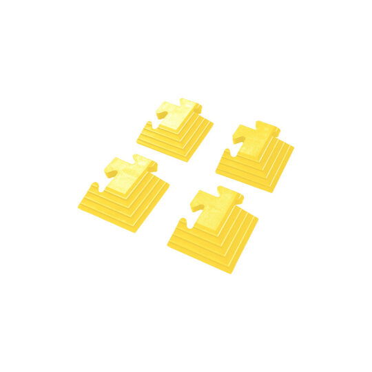 PVC Floor Tile Corner Set (Yellow) | Duramat UK