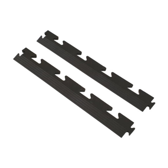 Side Ramp 2 Pack (Female) (Black) for Checker, Disc & Tread Tiles