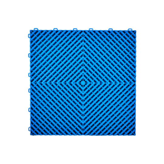 VentLock™ XL 40cm Performance Garage Floor Tiles (Sky Blue) | Duramat UK